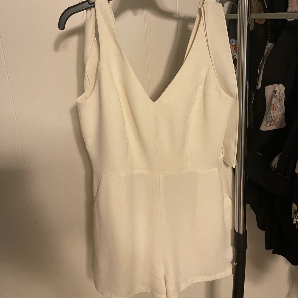 Amanda uprichard ivory romper